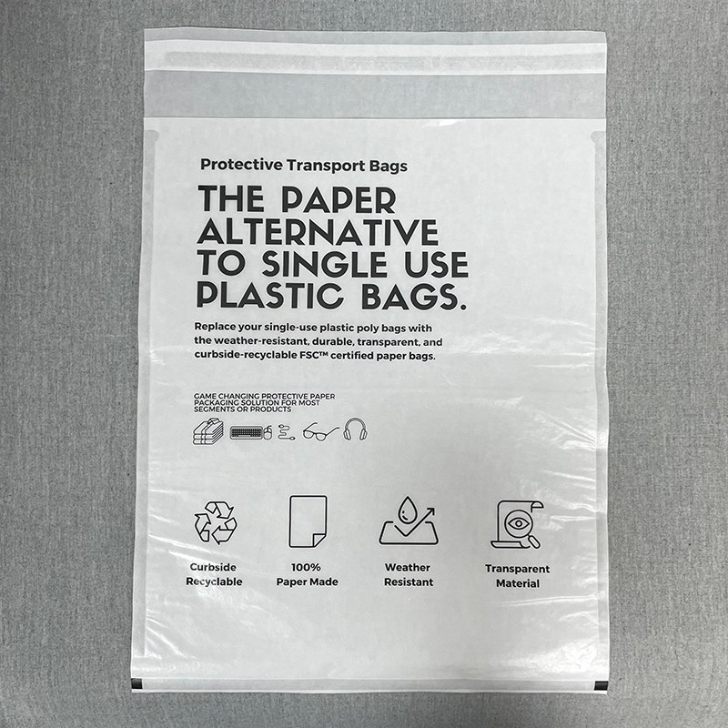 Арнайы биологиялық ыдырайтын шыныдан жасалған қағаз қаптар пластиктен жасалған тегін мөлдір қаптама өндірушісі